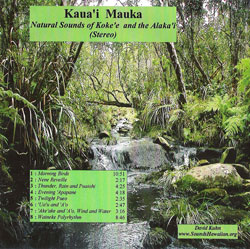 CD Cover Kauai Mauka